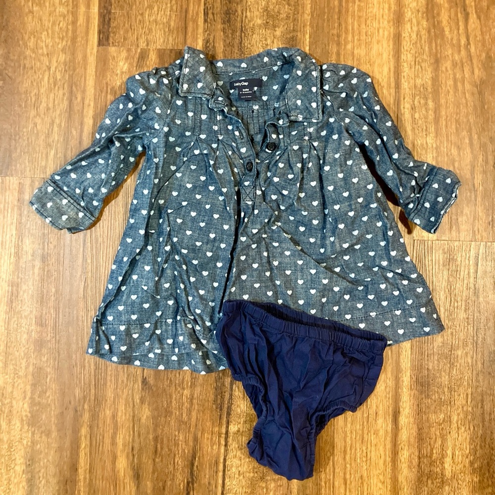 Gap baby girl dress and diaper cover